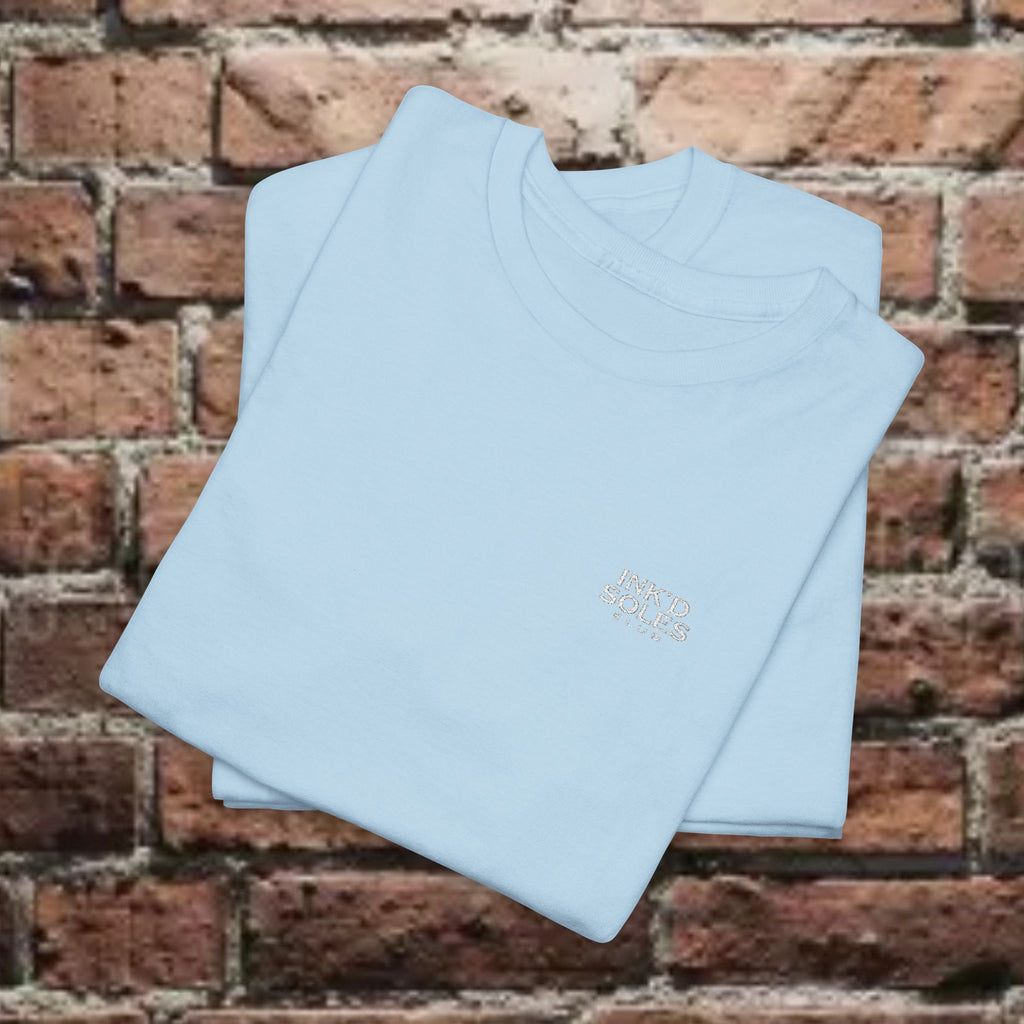Ink’d Soles Club Minimal Pocket Tee — Tiny Chest Logo