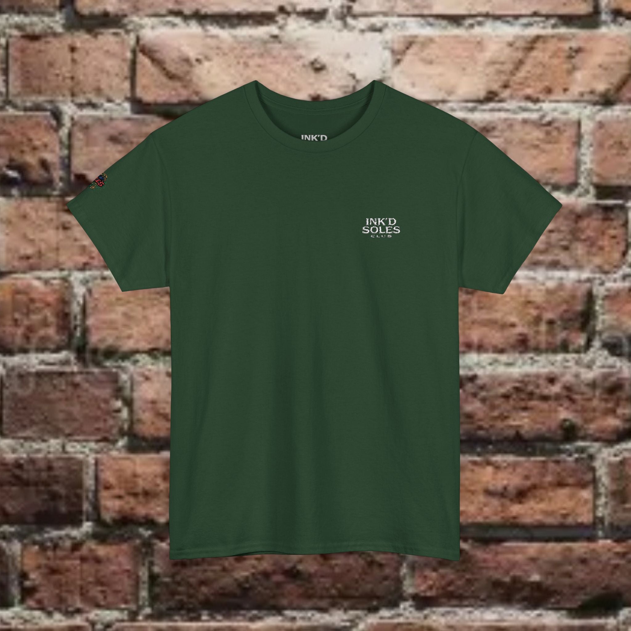 Ink’d Soles Club Minimal Pocket Tee — Tiny Chest Logo