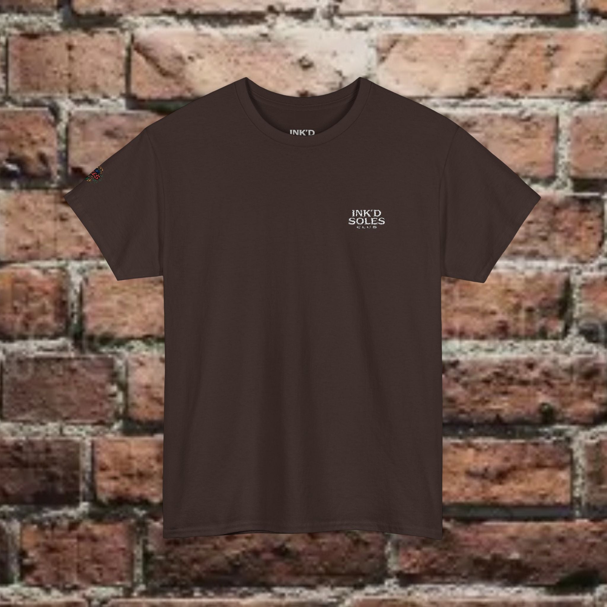 Ink’d Soles Club Minimal Pocket Tee — Tiny Chest Logo