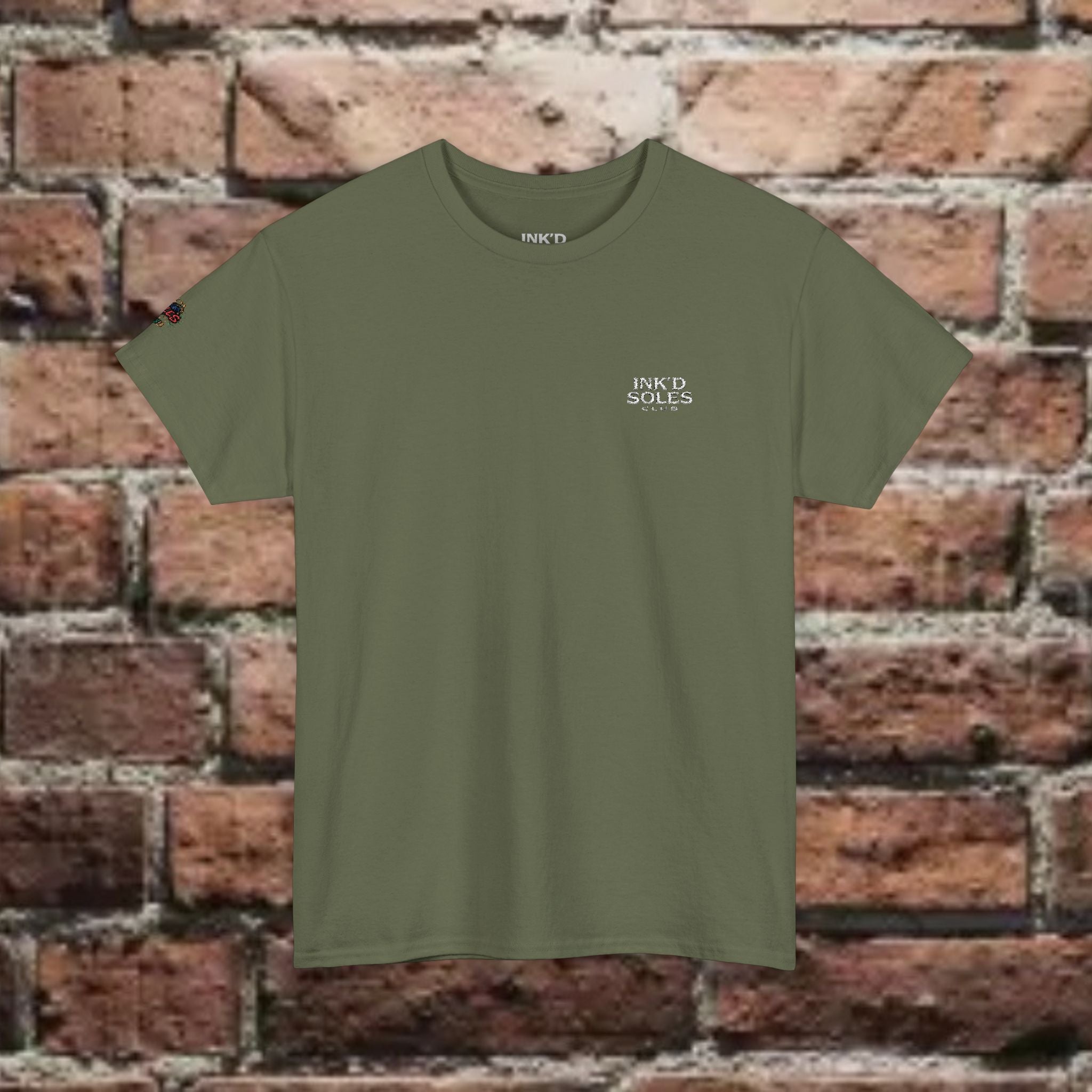 Ink’d Soles Club Minimal Pocket Tee — Tiny Chest Logo