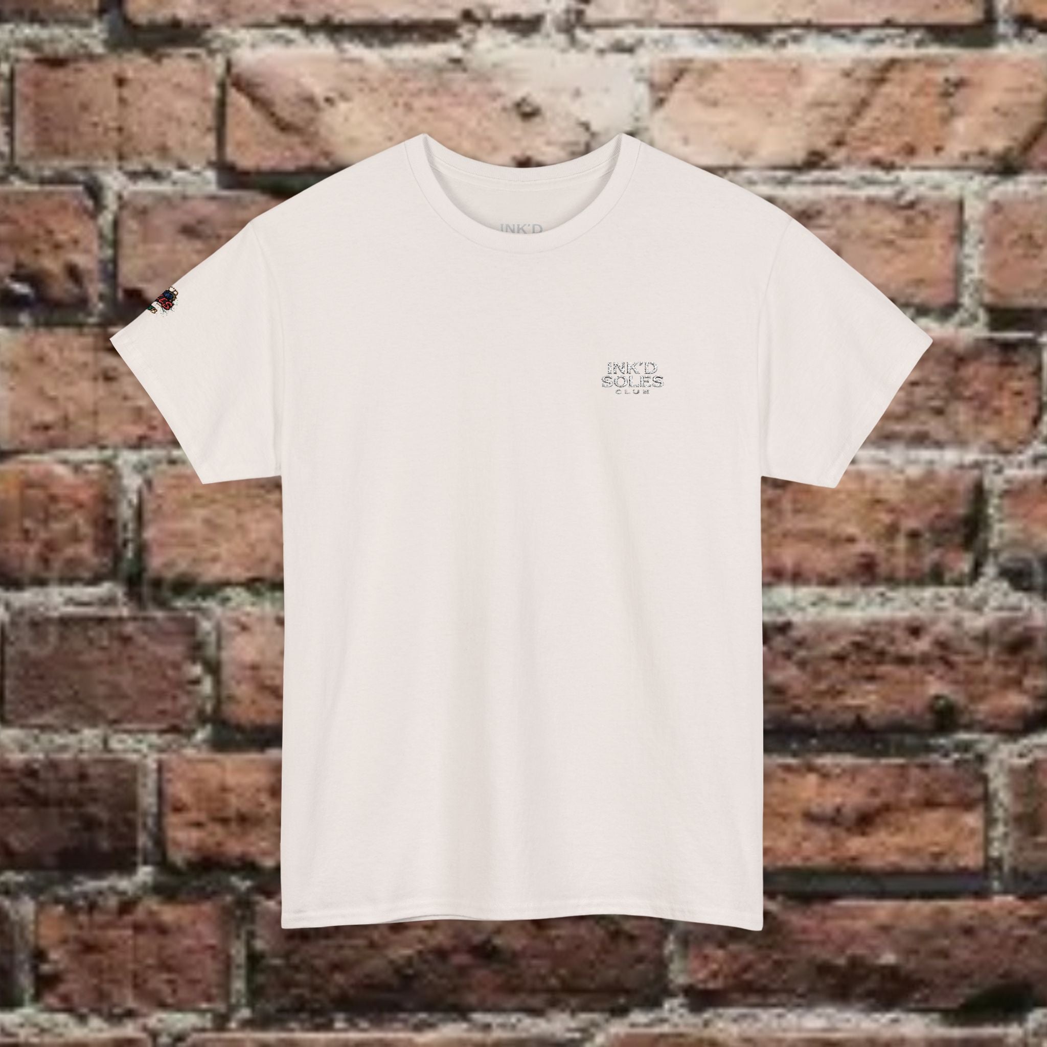 Ink’d Soles Club Minimal Pocket Tee — Tiny Chest Logo