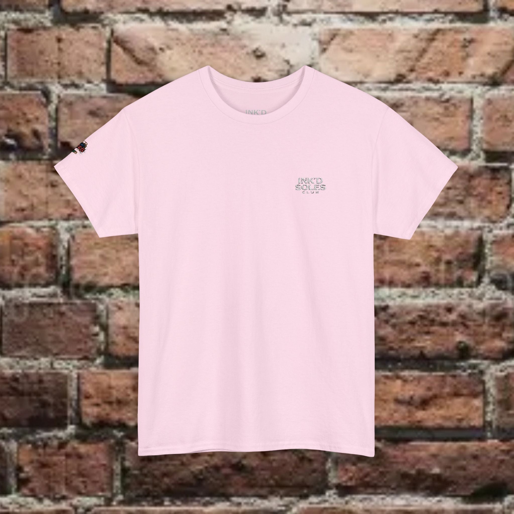 Ink’d Soles Club Minimal Pocket Tee — Tiny Chest Logo