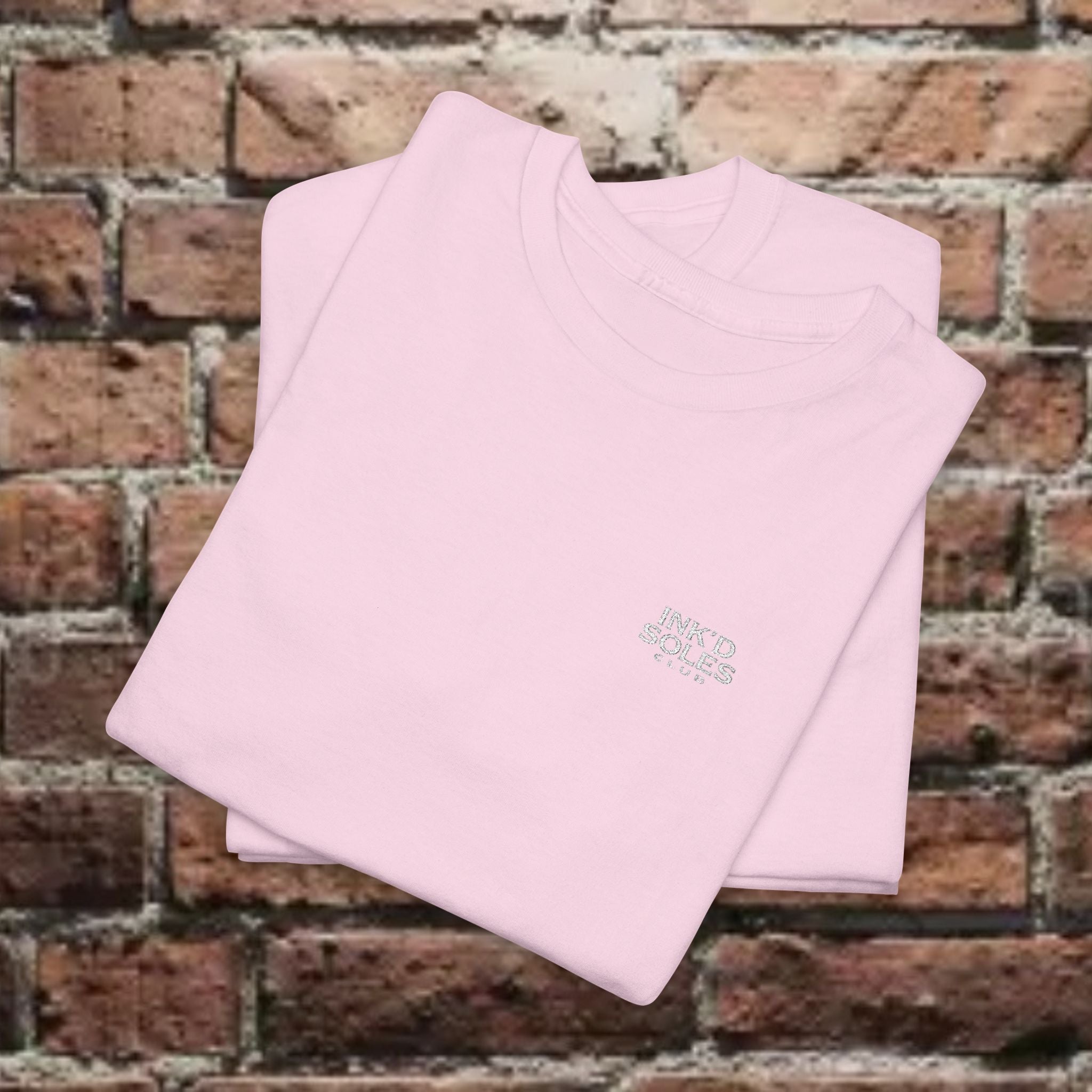 Ink’d Soles Club Minimal Pocket Tee — Tiny Chest Logo
