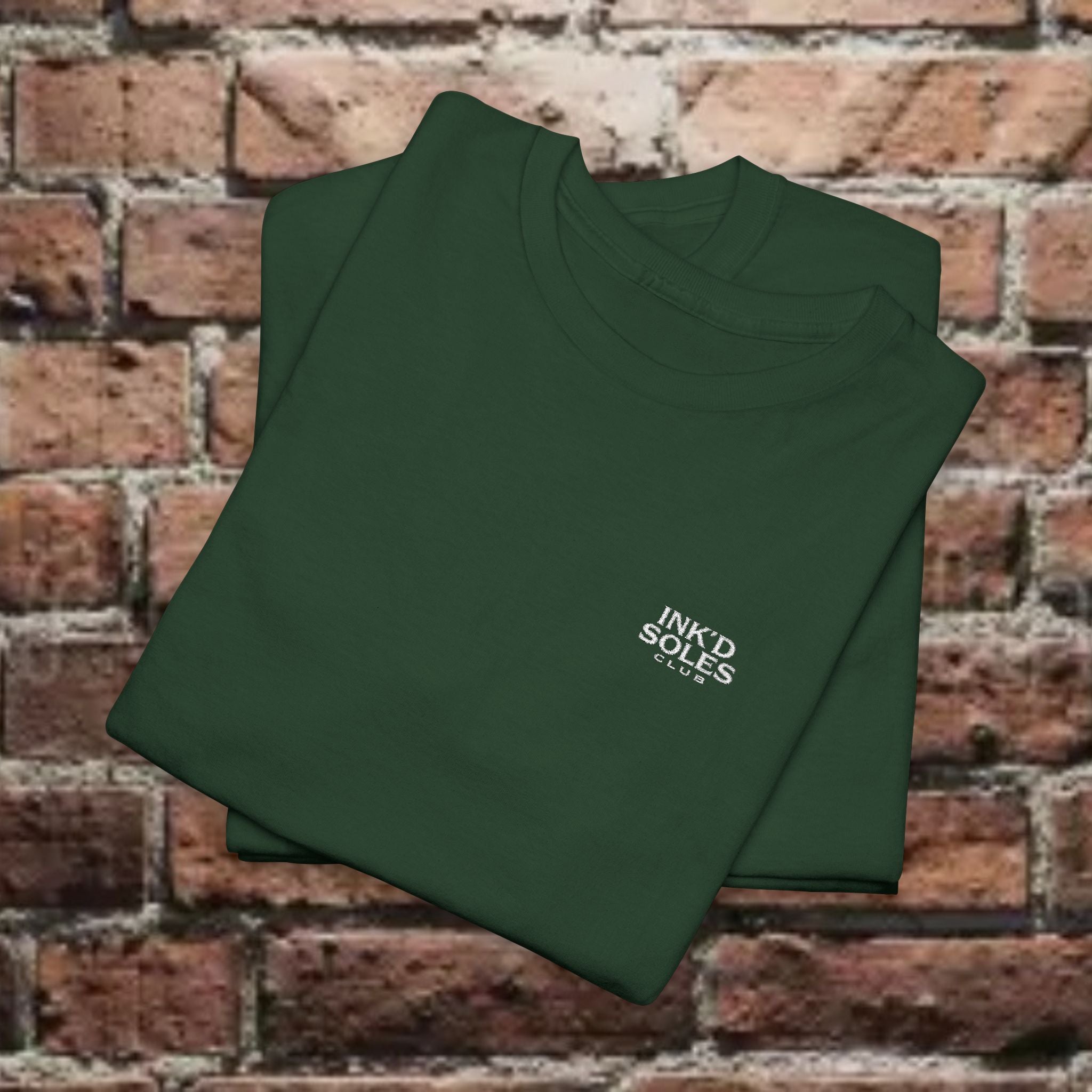 Ink’d Soles Club Minimal Pocket Tee — Tiny Chest Logo