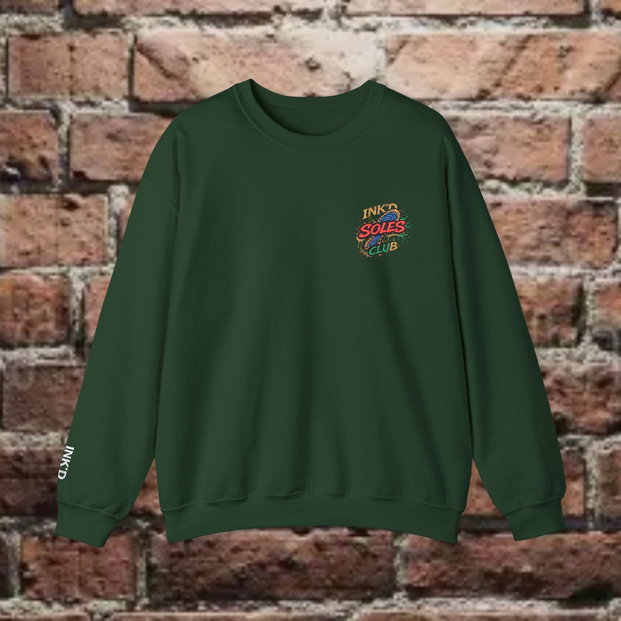 Ink'd Soles Club Logo | Crewneck Sweatshirt