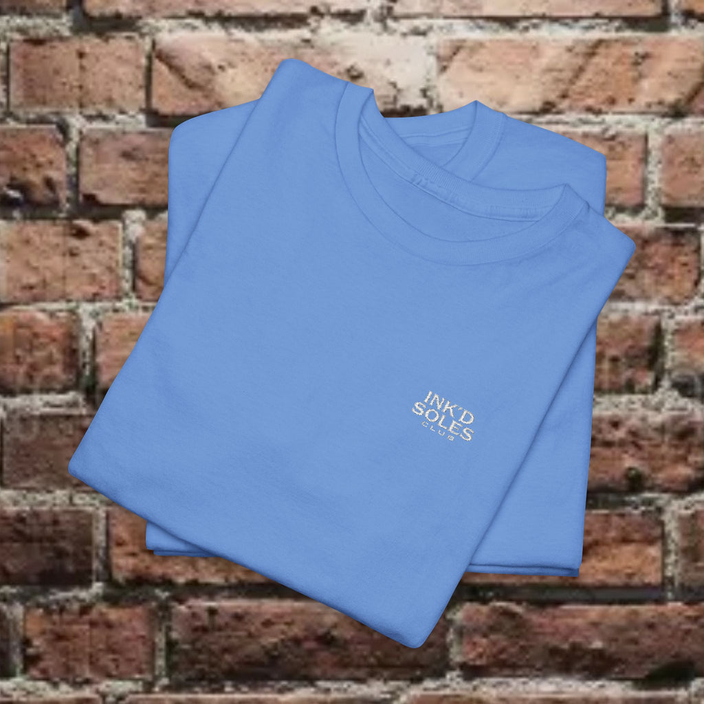 Ink’d Soles Club Minimal Pocket Tee — Tiny Chest Logo