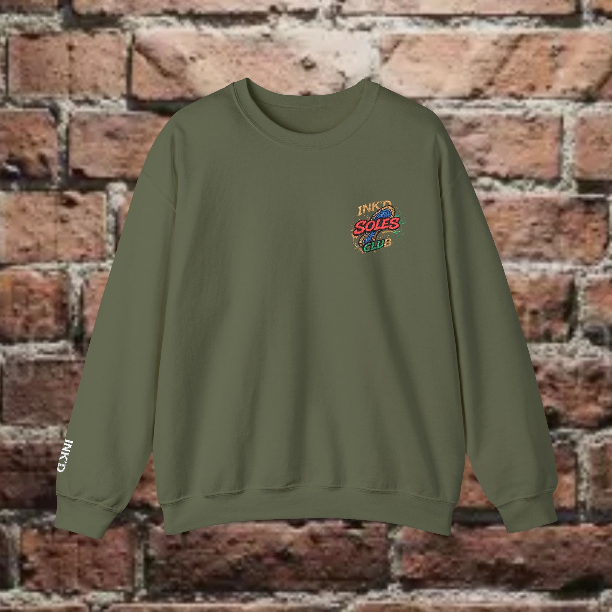 Ink'd Soles Club Logo | Crewneck Sweatshirt
