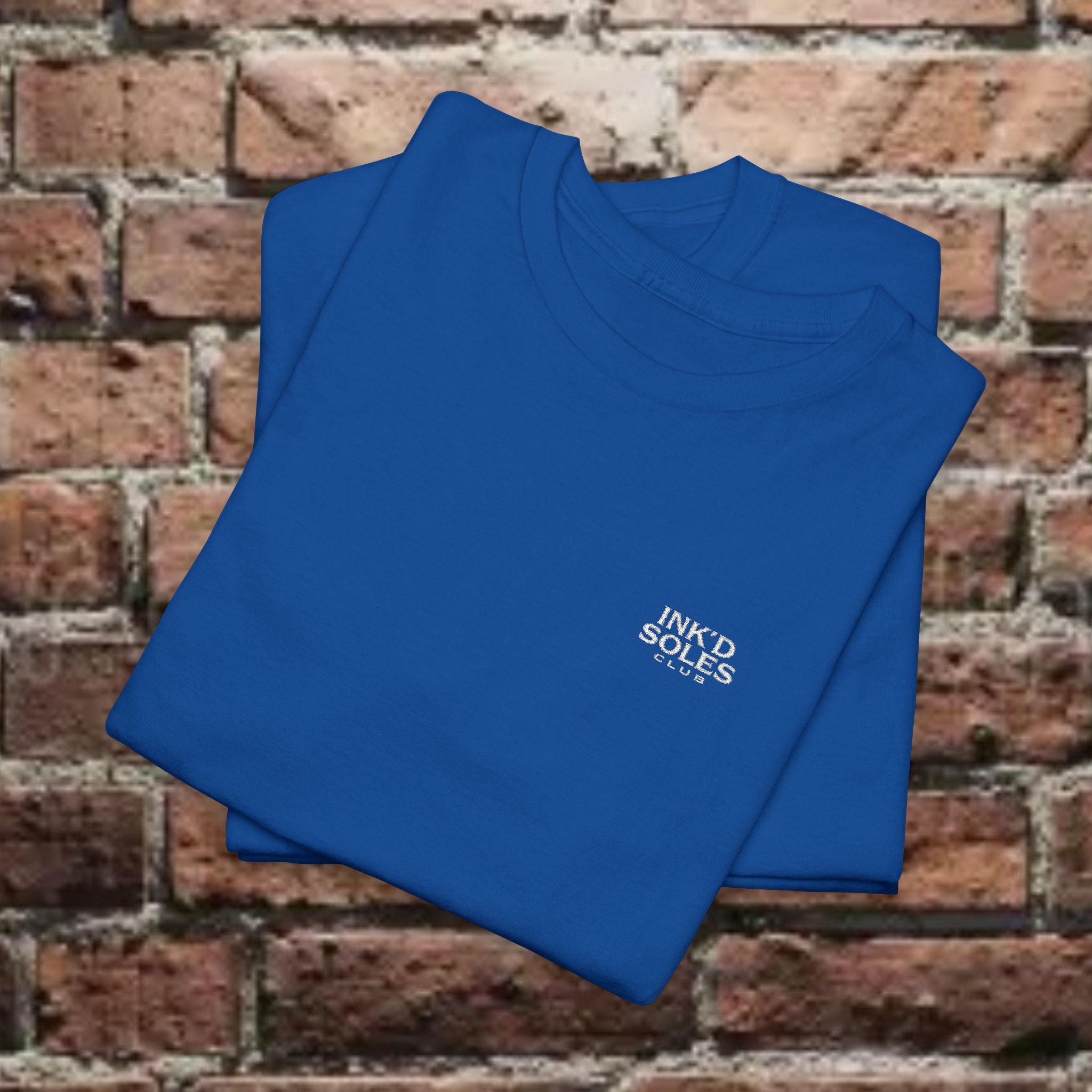 Ink’d Soles Club Minimal Pocket Tee — Tiny Chest Logo