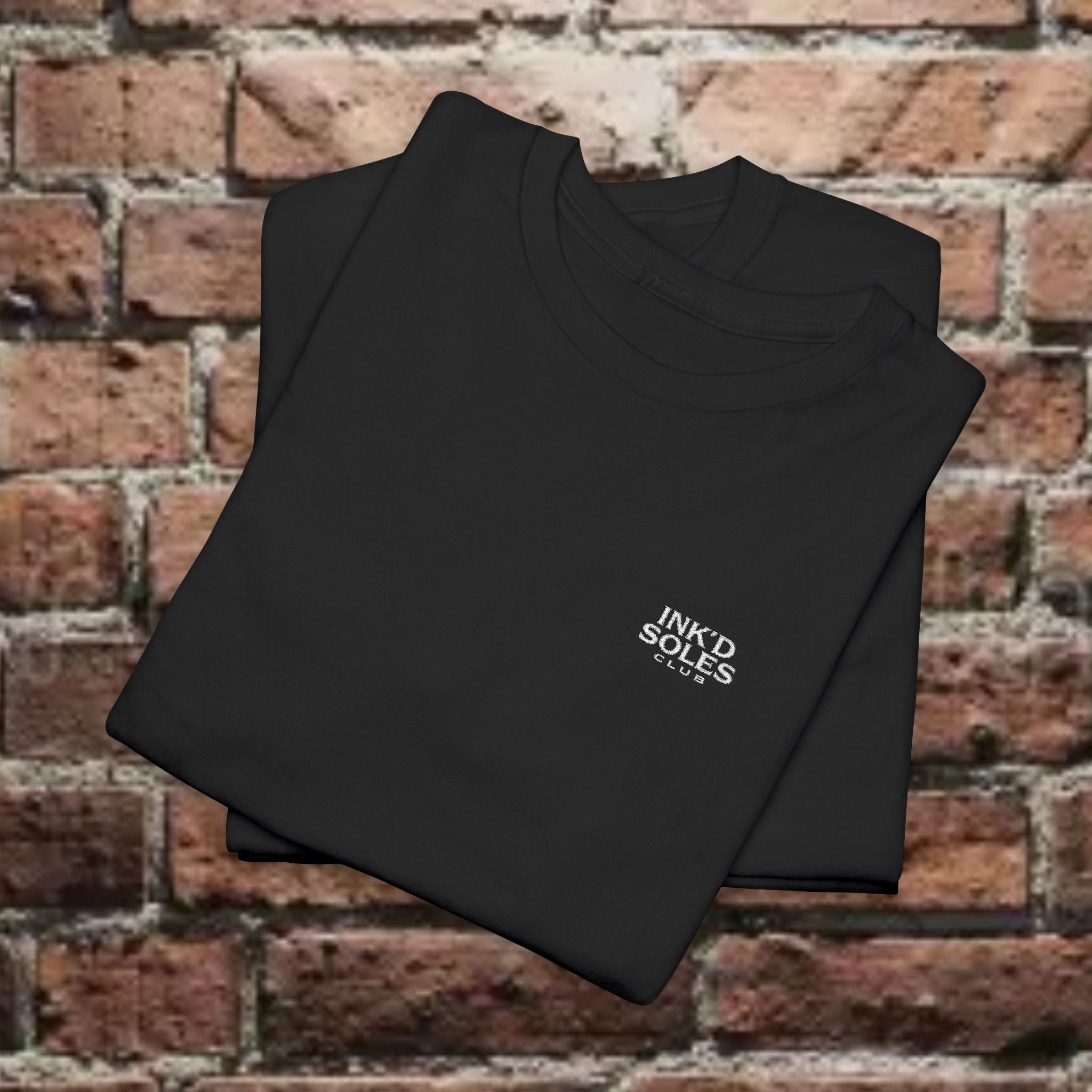 Ink’d Soles Club Minimal Pocket Tee — Tiny Chest Logo