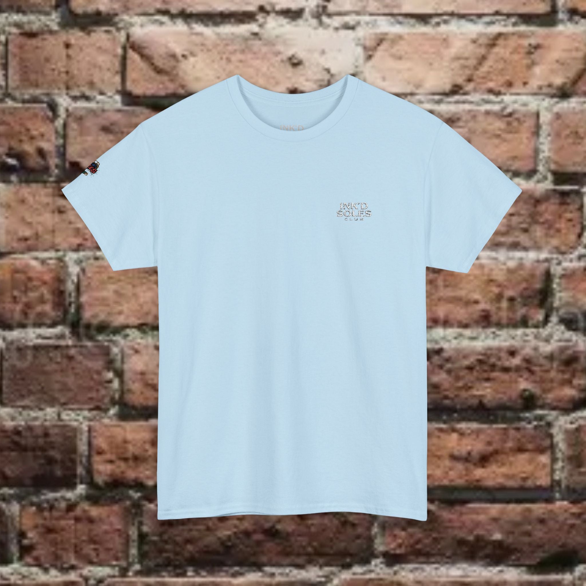 Ink’d Soles Club Minimal Pocket Tee — Tiny Chest Logo