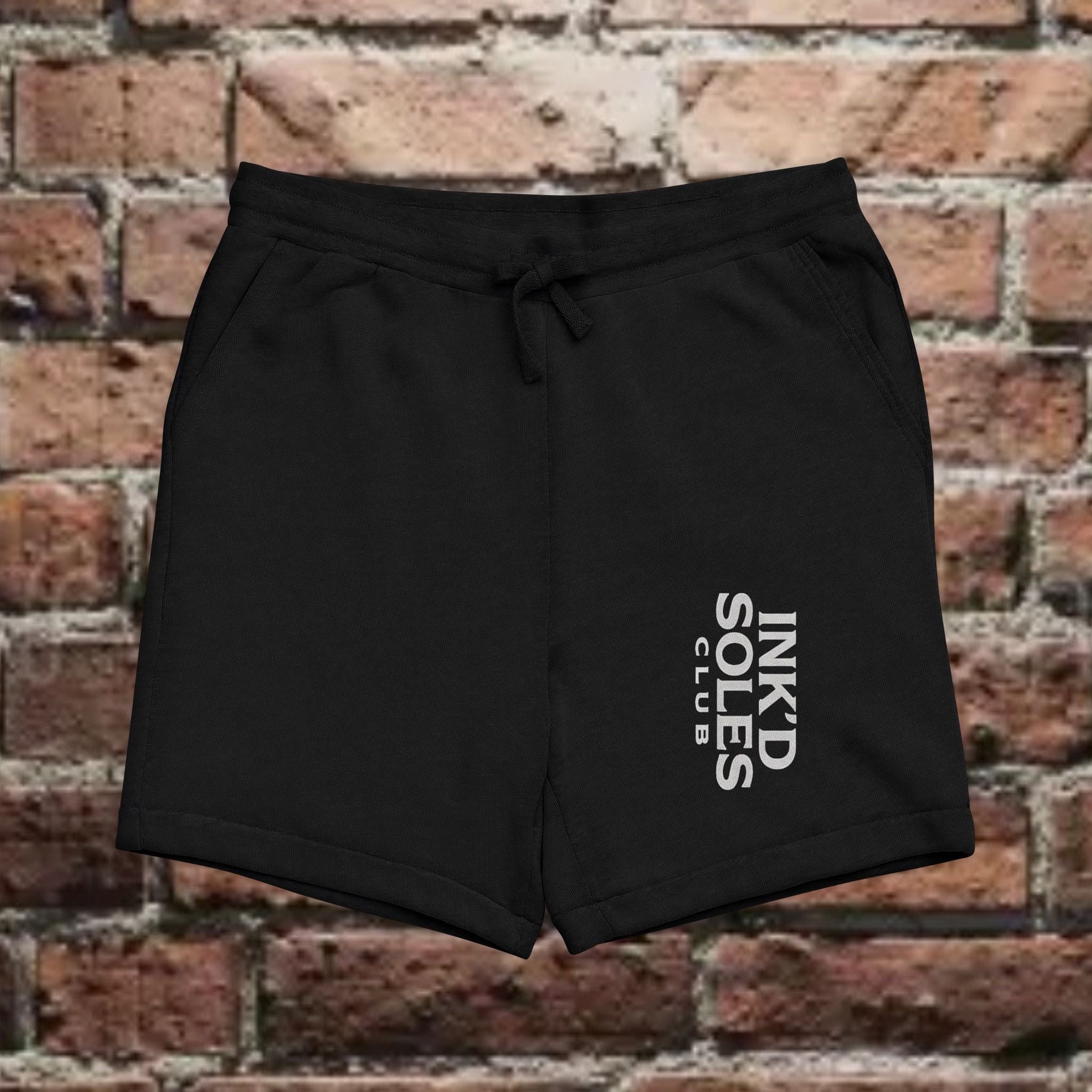 Ink'd Soles Club | Embroidered Fleece Sweatshorts