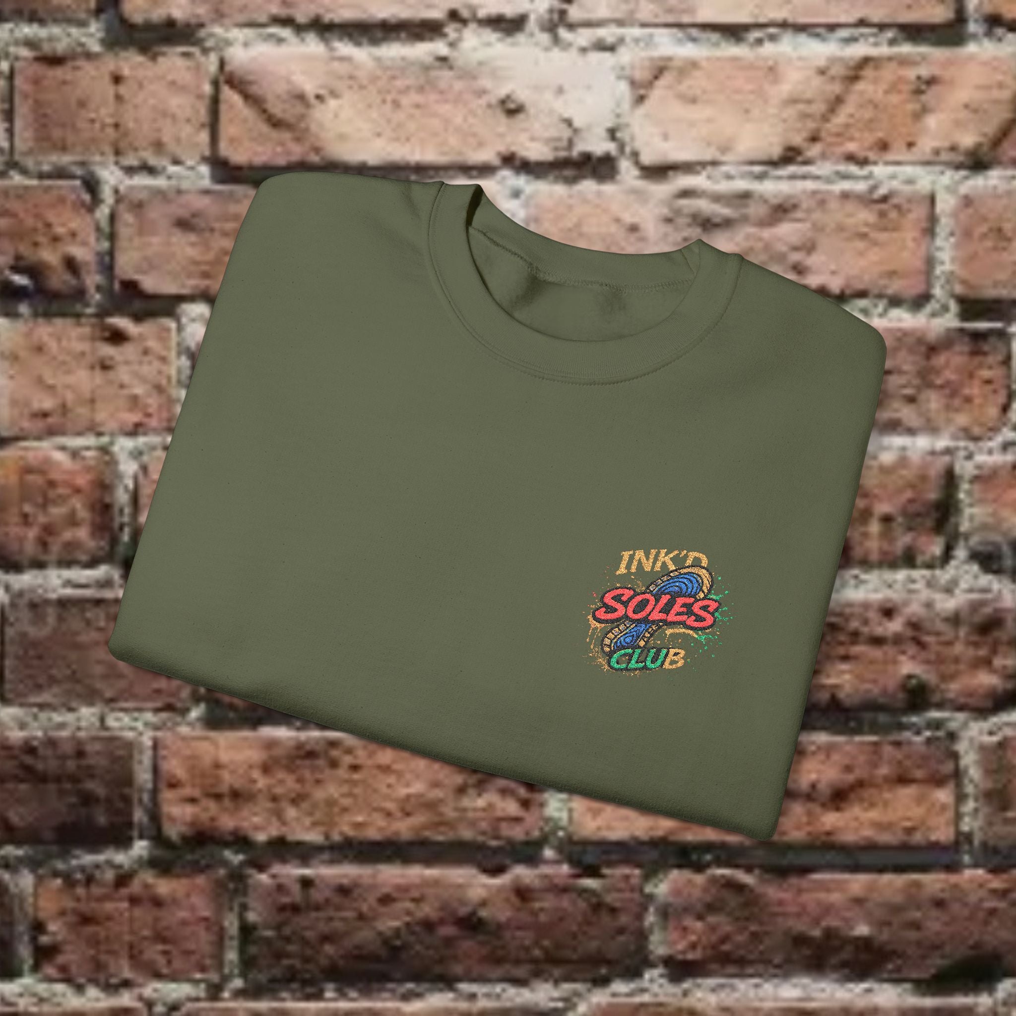 Ink'd Soles Club Logo | Crewneck Sweatshirt